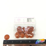Orange Glitter Resin Stones, YF15