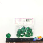 Green Glitter Resin Stones, YF21