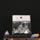 Silver Glitter Resin Stones, YF01