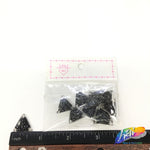 Black Glitter Resin Stones, YF02