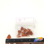 Orange Glitter Resin Stones, YF15