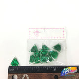 Green Glitter Resin Stones, YF21