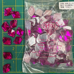 CLOSEOUT! Fuchsia Acrylic Stones (sold per pack), A34