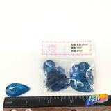 Blue Glitter Resin Stones, YF07