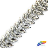 1" Wing Plastic Stud Trim w/ Rhinestones, PST-069