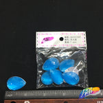 Neon Blue Resin Stones