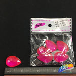 Neon Fuchsia Resin Stones