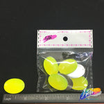 Neon Yellow Resin Stones