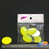 Neon Yellow Resin Stones