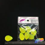Neon Yellow Resin Stones