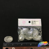 Silver Glitter Resin Stones, YF01
