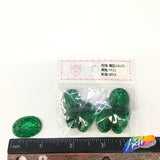 Green Glitter Resin Stones, YF21