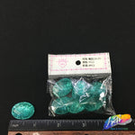 Teal Glitter Resin Stones, YF22