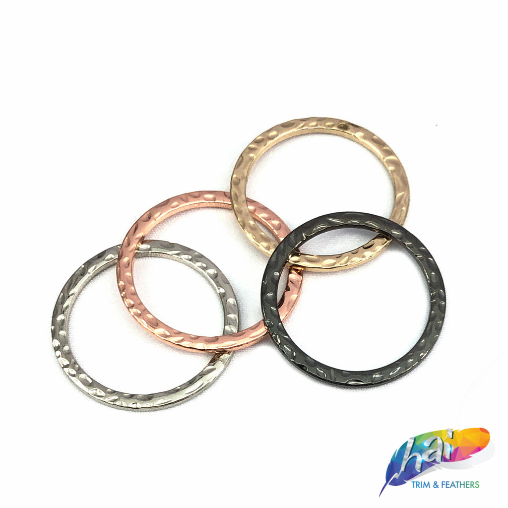 1 1/2 Flat Metal O Rings – Hai Trim & Feathers