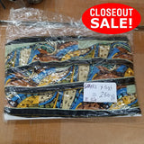 CLOSEOUT! 5 yards Multicolored Embroidered Sequins and Beaded Trim, COT-007