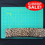CLOSEOUT! 5 yards Leopard Print Pleated Trim , COT-050