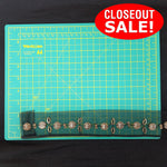 CLOSEOUT! 13 yards Gold Coins Sequins Trim on Black Mesh , COT-037