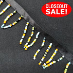 CLOSEOUT! 4.5 yards Multi Color Beaded Fringe , COT-110