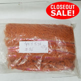 CLOSEOUT! 5 yards Pink AB Sequins Trim Edge Orange Yarn Fringe , COT-140