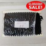 CLOSEOUT! 14 yards Black Braid Trim , COT-155