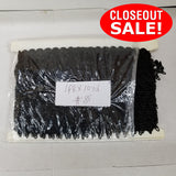CLOSEOUT! 14 yards Black Braid Trim , COT-155