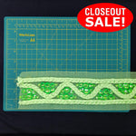 CLOSEOUT! 4.5 yards Acrylic Stones Braided Trim, Available in 6 Different Colors, COT-157