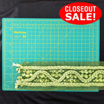 CLOSEOUT! 4.5 yards Acrylic Stones Braided Trim, Available in 6 Different Colors, COT-157