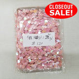 CLOSEOUT! 9 yards Paillettes Sequin Beaded Fringe , Available in 6 Different Colors , COT-113