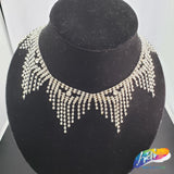 2" Dangling Crystal Rhinestone Cupchain Fringe, RF-028