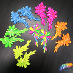 Neon Resin Stone Motif Applique (sold by pair), NAS-005