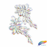 Color AB Resin Stone Motif Applique (sold by pair), NAS-002