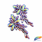 Color AB Resin Stone Motif Applique (sold by pair), NAS-002
