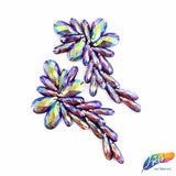 Color AB Resin Stone Motif Applique (sold by pair), NAS-002