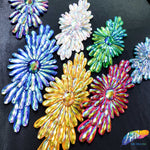 Color AB Resin Stone Motif Applique, NAS-003