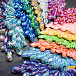 Color AB Resin Stone Motif Applique, NAS-006