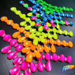 Neon Resin Stone Motif Necklace Applique, NAS-004