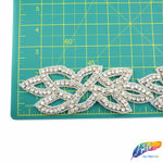 2 1/4” Beaded Rhinestone Trim (sold by yard piece), BRT-020