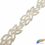 2 1/4” Beaded Rhinestone Trim (sold by yard piece), BRT-020
