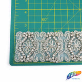 2 1/4" Beaded Crystal Rhinestone Trim (sold by yard piece), BRT-044