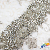 2 1/4” Beaded Rhinestone Trim (sold by yard piece), BRT-030