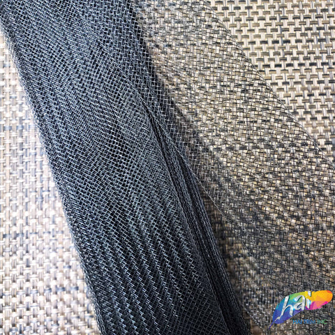 Black Stiff Horsehair Braid (1" and 2") - 50 yards roll
