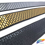 1 1/2" Elastic Trim with Metallic Rectangle Sequins, EST-004