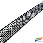 1 1/2" Elastic Trim with Metallic Rectangle Sequins, EST-004