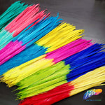 18-22" 2-tone Bleached Dyed Ringneck Pheasant Tails