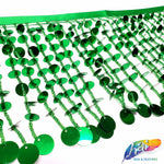 5" Beaded Sequin Fringe, BSF-001