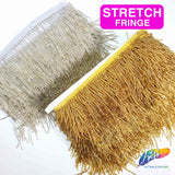 3 1/2" Stretch Variegated Beaded Fringe, FR-008S