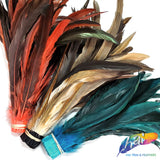 Natural Dyed Coque Fringe (1/2 Yard)
