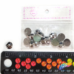 Metallic Silver Resin Stones