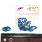 Royal Blue AB Meteorite Textured Resin Stones, #07