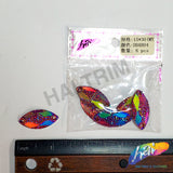 Red Fuchsia AB Meteorite Textured  Resin Stones, #04